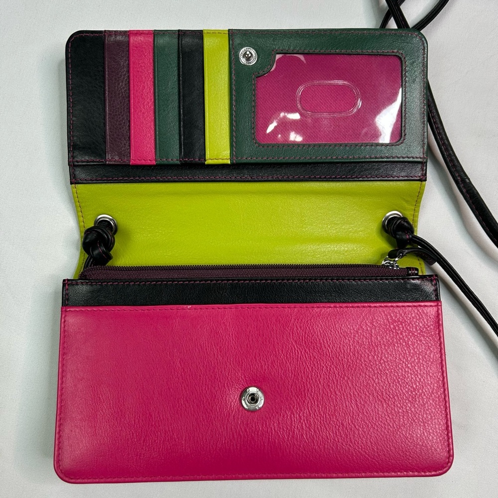 ili New York RFID-blocking Leather Crossbody